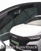ΑΝΕΜΟΘΡΑΥΣΤΕΣ ΓΙΑ AUDI Q4 E-TRON SPORTBACK 5D 2021+  ΣΕΤ ΑΥΤΟΚΙΝΗΤΟΥ ΑΠΟ ΕΥΚΑΜΠΤΟ ΦΙΜΕ ΠΛΑΣΤΙΚΟ HEKO - 4 ΤΕΜ.