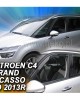 ΑΝΕΜΟΘΡΑΥΣΤΕΣ ΓΙΑ CITROEN C4 GRAND PICASSO SPACE TOURER MK2 5D 2013+ ΣΕΤ ΑΥΤΟΚΙΝΗΤΟΥ ΑΠΟ ΕΥΚΑΜΠΤΟ ΦΙΜΕ ΠΛΑΣΤΙΚΟ HEKO - 4 ΤΕΜ.