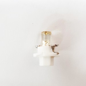 BAX 12V B8,4d 0,2W LED 1xFLUX 5mm ΛΕΥΚΟ 1ΤΕΜ.