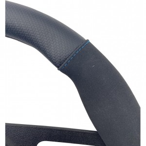 ΚΑΛΥΜΜΑ ΤΙΜΟΝΙΟΥ SPORTY CARBON LOOK ΜΑΥΡΟ/ΜΠΛΕ ΟΙΚΟΛΟΓΙΚΟ ΔΕΡΜΑ 37-39cm SIMONI RACING  - 1 τεμ.