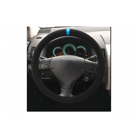 AMC-SRCVT/27B - ΚΑΛΥΜΜΑ ΤΙΜΟΝΙΟΥ CARRERA LOOK BLUE ΜΑΥΡΟ ΜΕ ΜΠΛΕ ΡΙΓΑ ΜΙΚΡΟΦΙΜΠΡΑ 37-39cm SIMONI RACING - 1 τεμ. ΚΑΛΥΜΜΑ ΤΙΜΟΝΙΟΥ CARRERA LOOK BLUE ΜΑΥΡΟ ΜΕ ΜΠΛΕ ΡΙΓΑ ΜΙΚΡΟΦΙΜΠΡΑ 37-39cm SIMONI RACING - 1 τεμ.