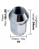 AMC-SRDR/14-10 - ΠΑΞΙΜΑΔΙ ΚΩΝΙΚΟ 12x1,25 (34mm) (19) 10ΤΕΜ. ΠΑΞΙΜΑΔΙ ΚΩΝΙΚΟ 12x1,25 (34mm) (19) 10ΤΕΜ.