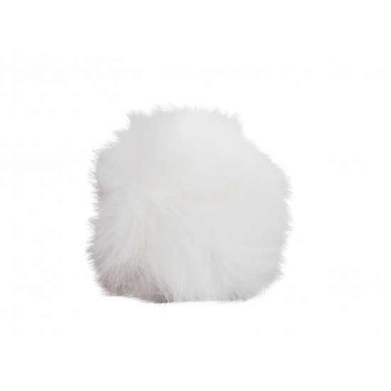 ΚΑΛΥΜΜΑ ΓΙΑ ΠΟΜΟΛΟ ΤΑΧΥΤΗΤΩΝ FLUFFY FUR COVER ΛΕΥΚΟ ΓΟΥΝΙΝΟ ΧΝΟΥΔΩΤΟ SIMONI RACING - 1 TEM.