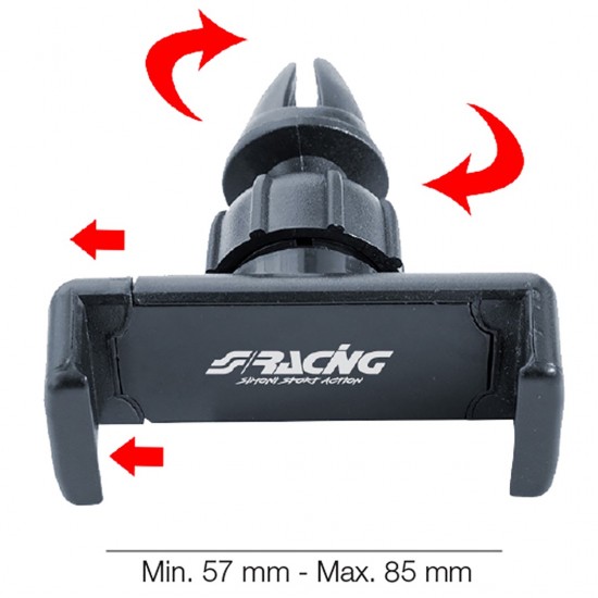 AMC-SRPH/8 - ΒΑΣΗ ΚΙΝΗΤΟΥ ΑΕΡΑΓΩΓΟΥ ΜΕ ΚΛΙΠ  55-85mm PHONE HOLDER 8 ΒΑΣΗ ΚΙΝΗΤΟΥ ΑΕΡΑΓΩΓΟΥ ΜΕ ΚΛΙΠ  55-85mm PHONE HOLDER 8