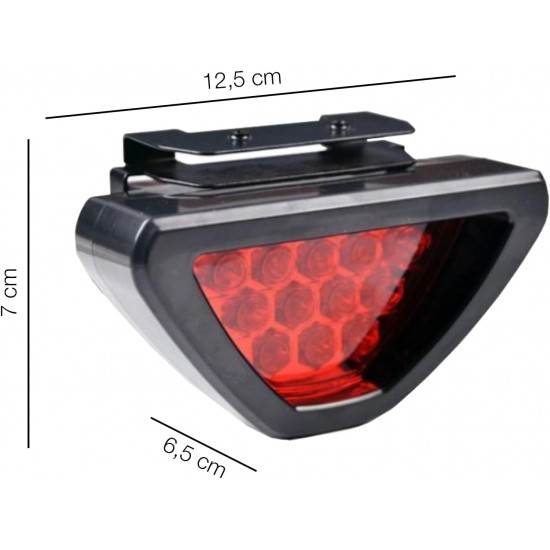 AMC-SRSTOP - ΤΡΙΤΟ STOP LED ΚΟΚΚΙΝΟ UNIVERSAL ΤΡΙΤΟ STOP LED ΚΟΚΚΙΝΟ UNIVERSAL