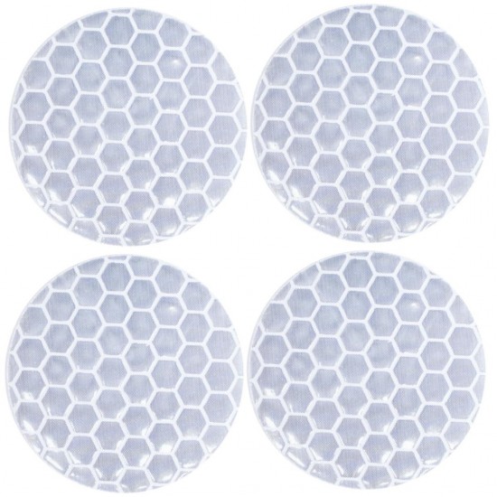 ΑΝΤΑΝΑΚΛΑΣΤΙΚΑ ΑΥΤΟΚΟΛΛΗΤΑ 30mm ΛΕΥΚΑ 4ΤΕΜ.