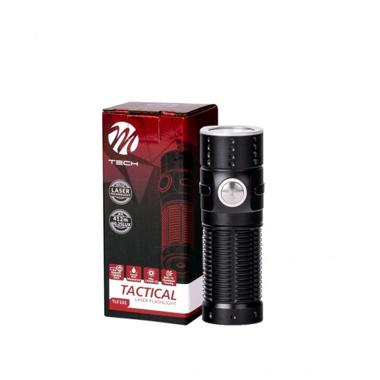 AMC-TLF101/MT - ΦΑΚΟΣ ΧΕΙΡΟΣ 1x10W 490lm IP65 71mm Φ23mm 1100mAh Li-ion TACTICAL LASER FLASHLIGHT M-TECH - 1 Τεμ. ΦΑΚΟΣ ΧΕΙΡΟΣ 1x10W 490lm IP65 71mm Φ23mm 1100mAh Li-ion TACTICAL LASER FLASHLIGHT M-TECH - 1 Τεμ.