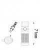 AMC-TLF101/MT - ΦΑΚΟΣ ΧΕΙΡΟΣ 1x10W 490lm IP65 71mm Φ23mm 1100mAh Li-ion TACTICAL LASER FLASHLIGHT M-TECH - 1 Τεμ. ΦΑΚΟΣ ΧΕΙΡΟΣ 1x10W 490lm IP65 71mm Φ23mm 1100mAh Li-ion TACTICAL LASER FLASHLIGHT M-TECH - 1 Τεμ.