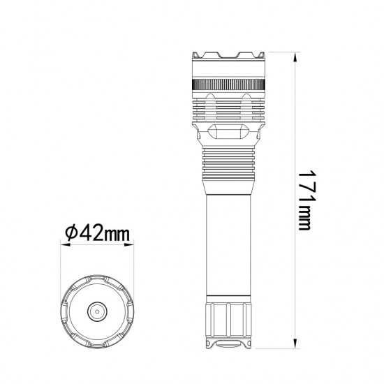 AMC-TLF102/MT - ΦΑΚΟΣ ΧΕΙΡΟΣ 1x10W 240lm IP65 171mm Φ42mm 3300mAh Li-ion TACTICAL LASER FLASHLIGHT M-TECH - 1 Τεμ. ΦΑΚΟΣ ΧΕΙΡΟΣ 1x10W 240lm IP65 171mm Φ42mm 3300mAh Li-ion TACTICAL LASER FLASHLIGHT M-TECH - 1 Τεμ.