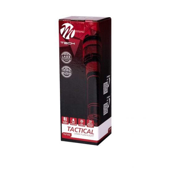 AMC-TLF102/MT - ΦΑΚΟΣ ΧΕΙΡΟΣ 1x10W 240lm IP65 171mm Φ42mm 3300mAh Li-ion TACTICAL LASER FLASHLIGHT M-TECH - 1 Τεμ. ΦΑΚΟΣ ΧΕΙΡΟΣ 1x10W 240lm IP65 171mm Φ42mm 3300mAh Li-ion TACTICAL LASER FLASHLIGHT M-TECH - 1 Τεμ.