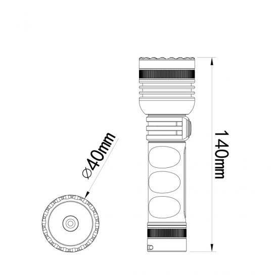 AMC-TLF104/MT - ΦΑΚΟΣ ΧΕΙΡΟΣ 1x10W 490lm IP65 140mm Φ40mm 5000mAh Li-ion TACTICAL LASER FLASHLIGHT M-TECH - 1 Τεμ. ΦΑΚΟΣ ΧΕΙΡΟΣ 1x10W 490lm IP65 140mm Φ40mm 5000mAh Li-ion TACTICAL LASER FLASHLIGHT M-TECH - 1 Τεμ.