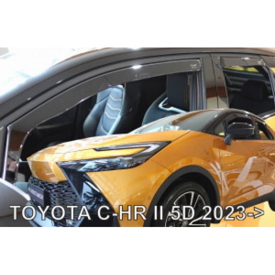 AMC-ΑΝΕΜ.SET29683 - ΑΝΕΜΟΘΡΑΥΣΤΕΣ ΓΙΑ TOYOTA C-HR 5D 2023+ ΖΕΥΓΑΡΙ ΑΠΟ ΕΥΚΑΜΠΤΟ ΦΙΜΕ ΠΛΑΣΤΙΚΟ HEKO - 4 ΤΕΜ ΑΝΕΜΟΘΡΑΥΣΤΕΣ ΓΙΑ TOYOTA C-HR 5D 2023+ ΖΕΥΓΑΡΙ ΑΠΟ ΕΥΚΑΜΠΤΟ ΦΙΜΕ ΠΛΑΣΤΙΚΟ HEKO - 4 ΤΕΜ