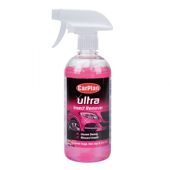 ΥΓΡΟ ΚΑΘΑΡΙΣΜΟΥ ΣΕ ΣΠΡΕΙ ULTRA INSECT REMOVER CARPLAN ΓΙΑ ΕΝΤΟΜΑ, ΠΕΡΙΤΤΩΜΑΤΑ ΠΟΥΛΙΩΝ, ΧΥΜΟΥΣ ΔΕΝΤΡΩΝ 500 ml - 1 ΤΕΜ.