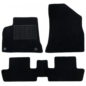 Cik - ΣΥΜΒΑΤΑ ΠΑΤΑΚΙΑ ΜΟΚΕΤΑ ΓΙΑ PEUGEOT 3008 I 05/2009-2017 ΣΕ ΜΑΥΡΟ ΧΡΩΜΑ ΜΕ ΚΟΥΜΠΩΜΑΤΑ - 3 ΤΕΜ. (VM.PE.840049/CK)