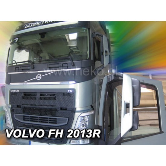 ΑΝΕΜΟΘΡΑΥΣΤΕΣ ΓΙΑ VOLVO FH4/FH12 (ΝΤΑΛΙΚΑ 3ΗΣ ΓΕΝΙΑΣ) 2012+  ΖΕΥΓΑΡΙ  ΑΠΟ ΕΥΚΑΜΠΤΟ ΦΙΜΕ ΠΛΑΣΤΙΚΟ HEKO - 2 ΤΕΜ.