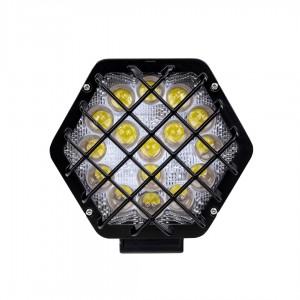 ΠΡΟΒΟΛΕΑΣ ΕΡΓΑΣΙΑΣ 12-30V 48W 16X3WSMD LED max1600lm ΕΞΑΓΩΝΟΣ 138x124x65mm SPOT ECONO M-TECH - 1 Τεμ.