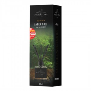 ΑΡΩΜΑΤΙΚΟ ΧΩΡΟΥ 100ml ΜΕ STICKS - AMBER WOOD ΑΡΩΜΑΤΙΚΟ ΧΩΡΟΥ 100ml ΜΕ STICKS - AMBER WOOD