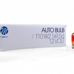 T10 WY5W 12V 5W W2,1x9,5d ΠΟΡΤΟΚΑΛΙ (ΚΑΡΦΩΤΟ ΑΚΑΛΥΚΟ) STANDARD ΑΛΟΓΟΝΟΥ ΚΟΥΤΙ 10ΤΕΜ. M-TECH