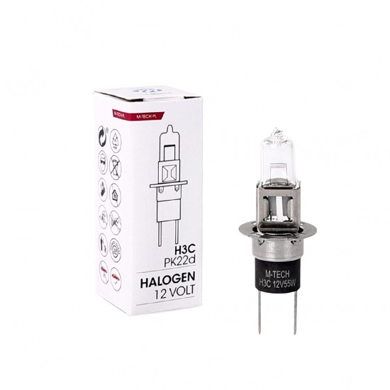 AMC-Z52/MT - ΛΑΜΠΑ H3C PK22D 12V 55W ΑΛΟΓΟΝΟΥ M-TECH -1 ΤΕΜ. ΛΑΜΠΑ H3C PK22D 12V 55W ΑΛΟΓΟΝΟΥ M-TECH -1 ΤΕΜ.