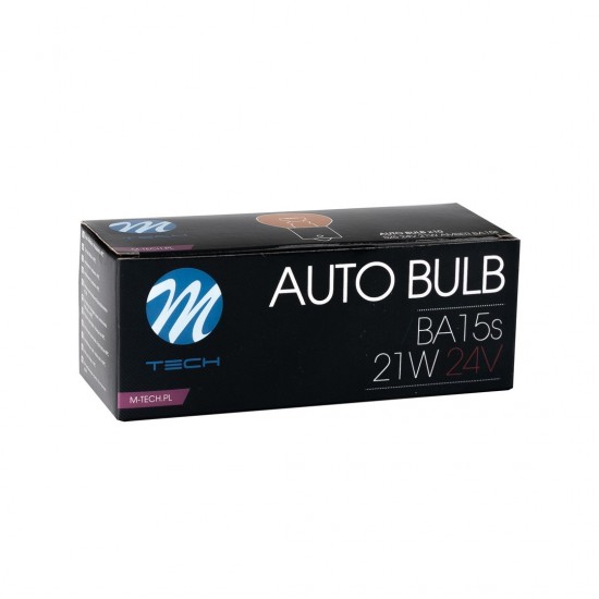 AMC-Z919/MT - ΛΑΜΠΑΚΙΑ LED S25 24V 21W BA15s ΠΟΡΤΟΚΑΛΙ ΑΛΟΓΟΝΟΥ ΣΕ ΚΟΥΤΙ M-TECH - 10 ΤΕΜ. ΛΑΜΠΑΚΙΑ LED S25 24V 21W BA15s ΠΟΡΤΟΚΑΛΙ ΑΛΟΓΟΝΟΥ ΣΕ ΚΟΥΤΙ M-TECH - 10 ΤΕΜ.