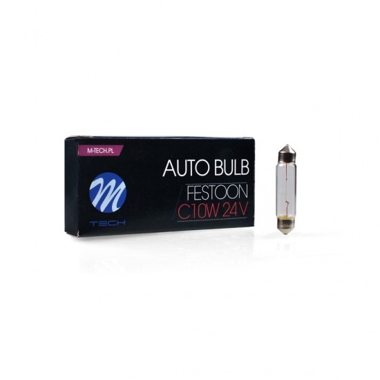 AMC-Z944/MT - ΛΑΜΠΑΚΙΑ ΠΛΑΦΟΝΙΕΡΑΣ 10W 24V SV8,5 41mm STANDARD ΑΛΟΓΟΝΟΥ 10ΤΕΜ. M-TECH ΛΑΜΠΑΚΙΑ ΠΛΑΦΟΝΙΕΡΑΣ 10W 24V SV8,5 41mm STANDARD ΑΛΟΓΟΝΟΥ 10ΤΕΜ. M-TECH