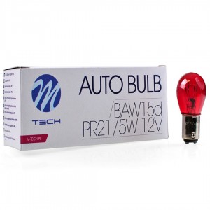 PR21/5W 12V BAW15d 21/5W ΚΟΚΚΙΝΟ (ΔΙΠΟΛΙΚΟ) ΠΑΡΑΚΕΝΤΡΟ  STANDARD 10ΤΕΜ. M-TECH PR21/5W 12V BAW15d 21/5W ΚΟΚΚΙΝΟ (ΔΙΠΟΛΙΚΟ) ΠΑΡΑΚΕΝΤΡΟ  STANDARD 10ΤΕΜ. M-TECH