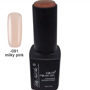 Ημιμόνιμο τριφασικό μανό 12ml - Milky pink (για γαλλικό) 40504008-091