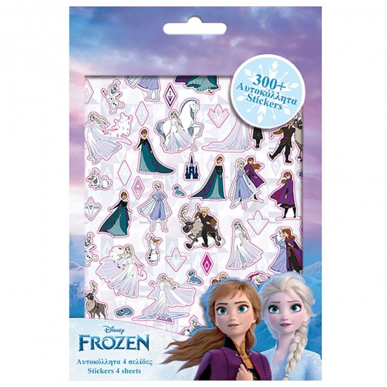 ΜΠΛΟΚ ΜΕ 300 ΑΥΤΟΚΟΛΛΗΤΑ FROZEN 21,5x14,5cm Disney