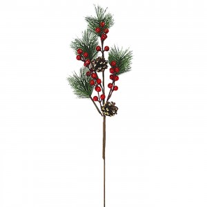 ΚΛΩΝΑΡΙ ΜΕ ΓΚΙ ΚΑΙ ΚΟΥΚΟΥΝΑΡΙΑ 50x18cm Xmasfest 1132577