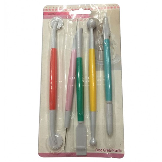 AG-00101466-c - Σετ 5 εργαλεία διαμόρφωσης ζαχαρόπαστας 00101466 Σετ 5 εργαλεία διαμόρφωσης ζαχαρόπαστας 00101466