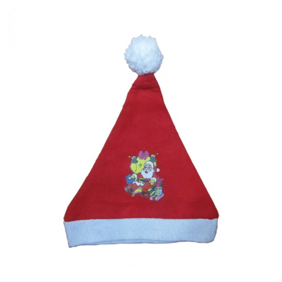 Χριστουγεννιάτικος σκούφος κόκκινος 00000815