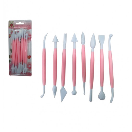 AG-00101267-c - Σετ 8 εργαλεία διαμόρφωσης ζαχαρόπαστας 00101267 Σετ 8 εργαλεία διαμόρφωσης ζαχαρόπαστας 00101267