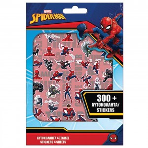 ΜΠΛΟΚ ΜΕ 300 ΑΥΤΟΚΟΛΛΗΤΑ SPIDERMAN 21,5x14,5cm SPIDERMAN 000484105