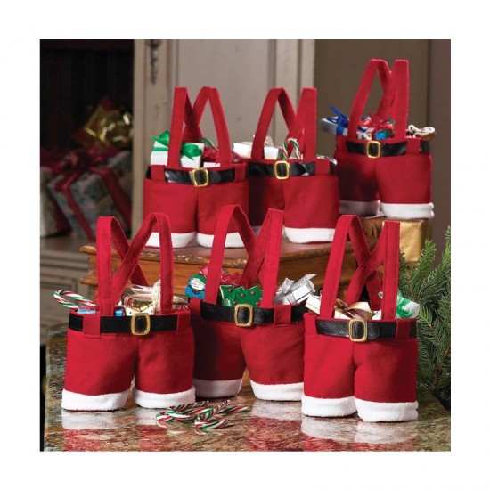 7582-c - Χριστουγεννιάτικη Τσάντα Δώρου Santa Pants SPM DYN-SantaGiftBag Χριστουγεννιάτικη Τσάντα Δώρου Santa Pants SPM DYN-SantaGiftBag