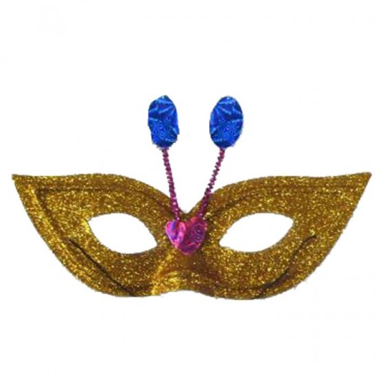 TG-3-1330 - ΜΑΣΚΑ ΧΡΥΣΟΣΚΟΝΗ Υ:10cm Carnavalista 231350 ΜΑΣΚΑ ΧΡΥΣΟΣΚΟΝΗ Υ:10cm Carnavalista 231350