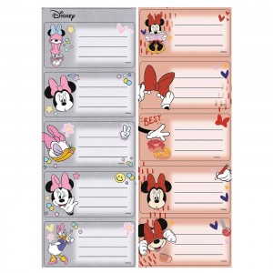 ΕΤΙΚΕΤΕΣ MINNIE MOUSE ΣΕΤ= 5 ΦΥΛΛΑ 20  ΕΤΙΚΕΤΕΣ  Disney 5901276095248
