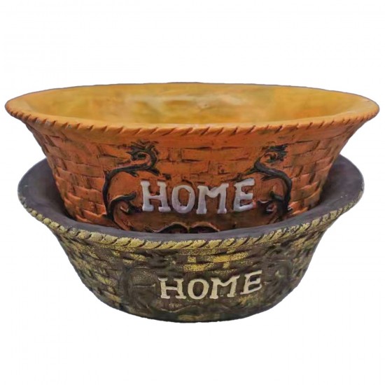 ΚΑΛΑΘΙ ΚΕΡΑΜΙΚΟ ΠΛΕΚΤΟ HOME Φ22x7cm Bunny's 932020