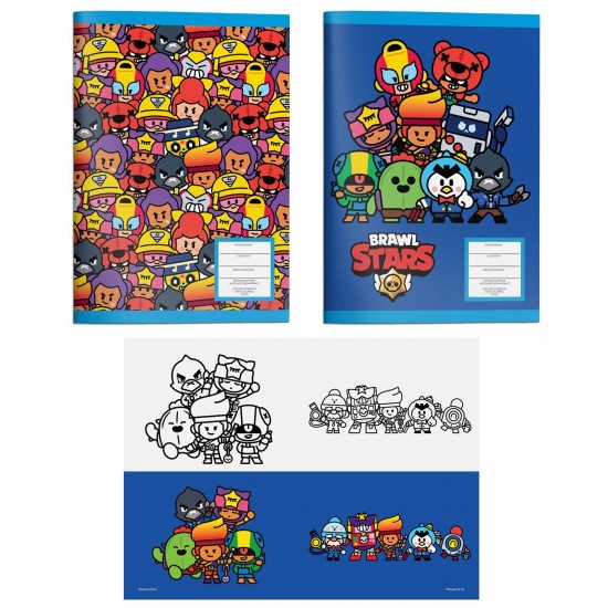 ΤΕΤΡΑΔΙΟ 40 ΦΥΛΛΩΝ BRAWL STARS 17x25cm BRAWL STARS 000483905