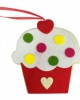 CUPCAKE ΤΣΟΧΙΝΑ ΚΡΕΜΑΣΤΑ 12x10cm Xmasfest 1131579