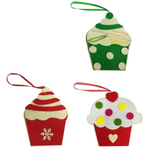 CUPCAKE ΤΣΟΧΙΝΑ ΚΡΕΜΑΣΤΑ 12x10cm Xmasfest 1131579