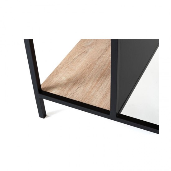 Σετ Μεταλλικό Ορθογώνιο Τραπέζι - Bar 100 x 60 x 95 cm με 2 Σκαμπό Memphis Idomya 30088401+30088402