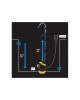 Ηλεκτρική Υποβρύχια Αντλία Όμβριων & Καθαρών Υδάτων με Φλοτέρ 1700 W Kraft&Dele KD-746