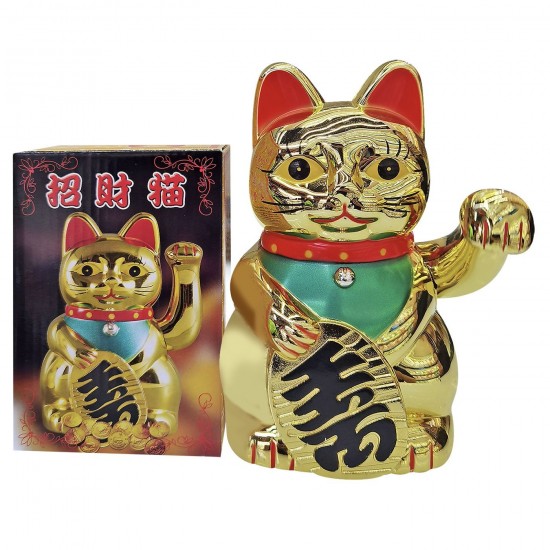 Τυχερή γάτα ηλιακή 14cm Homie 322089