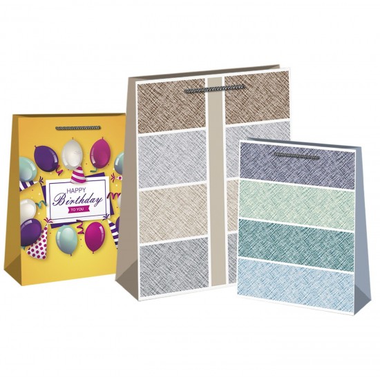 ΤΣΑΝΤΑ ΔΩΡΟΥ ΧΑΡΤΙΝΗ ΚΛΑΣΣΙΚΗ (33cm) 33x26x12cm Justnote 39247