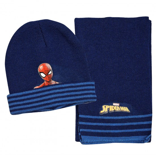 TG-20-1376 - Σκούφος & κασκόλ spiderman σετ Spiderman S02213 Σκούφος & κασκόλ spiderman σετ Spiderman S02213