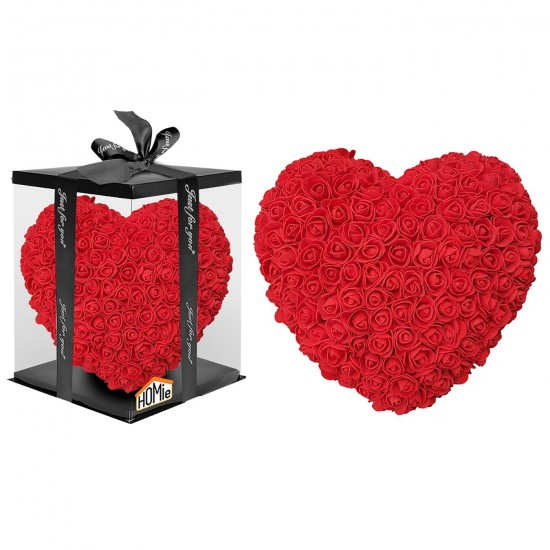 ΚΑΡΔΙΑ ΑΠΟ ΤΕΧΝΗΤΑ ΤΡΙΑΝΤΑΦΥΛΛΑ ΣΕ ΚΟΥΤΙ 30cm Homie 422983