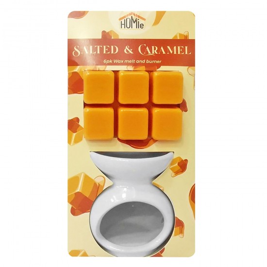 TG-22-3039 - ΒΑΣΗ ΜΕ ΑΡΩΜΑΤΙΚΟ WAX MELT SALTED CARAMEL 6 ΚΥΒΟΙ Homie 423059 ΒΑΣΗ ΜΕ ΑΡΩΜΑΤΙΚΟ WAX MELT SALTED CARAMEL 6 ΚΥΒΟΙ Homie 423059