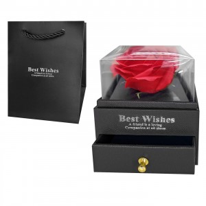 Κουτί Μπιζουτιερα με Τριαντάφυλλο 10,5x8x8cm Homie 423077 Κουτί Μπιζουτιερα με Τριαντάφυλλο 10,5x8x8cm Homie 423077