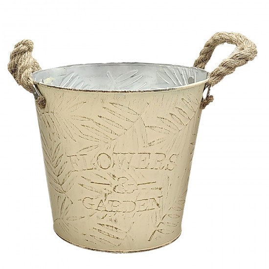 Γλαστράκι-Κασπώ Μεταλλικό με Κλαδιά Φ18x17cm Homie 423085