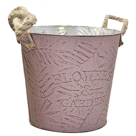 Γλαστράκι-Κασπώ Μεταλλικό με Κλαδιά Φ18x17cm Homie 423085